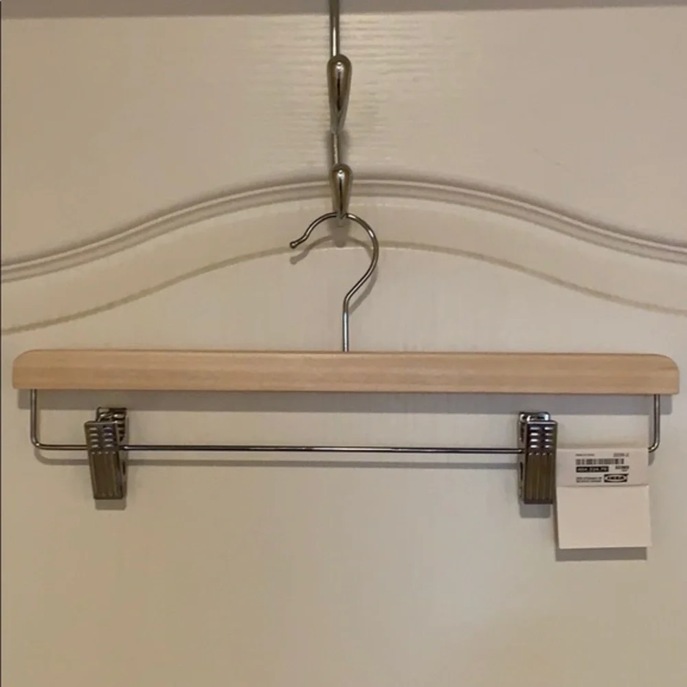 1 Ikea skirt pants 👖 hanger closet organizing new